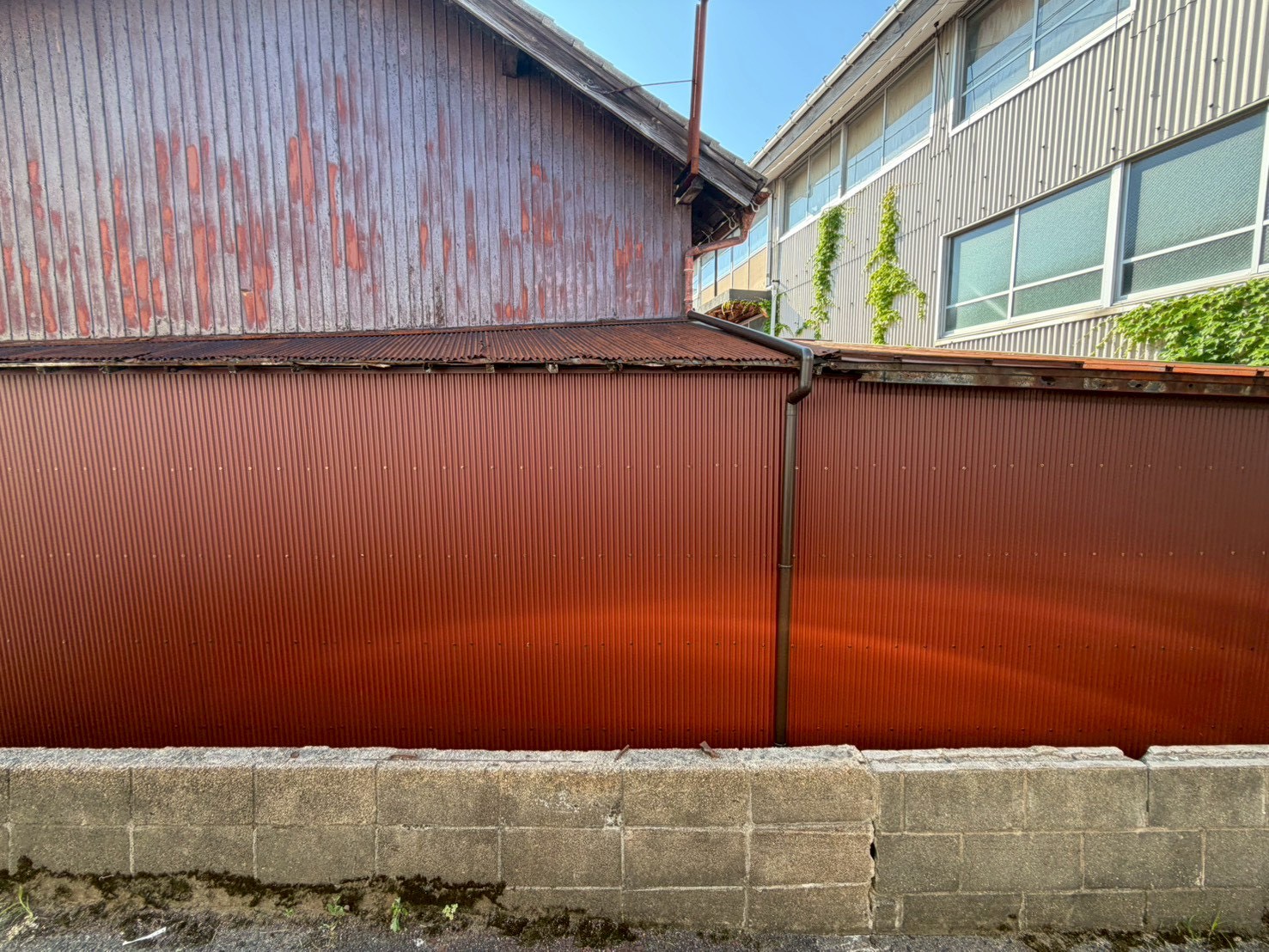 ガルテクト屋根カバー工法施工後