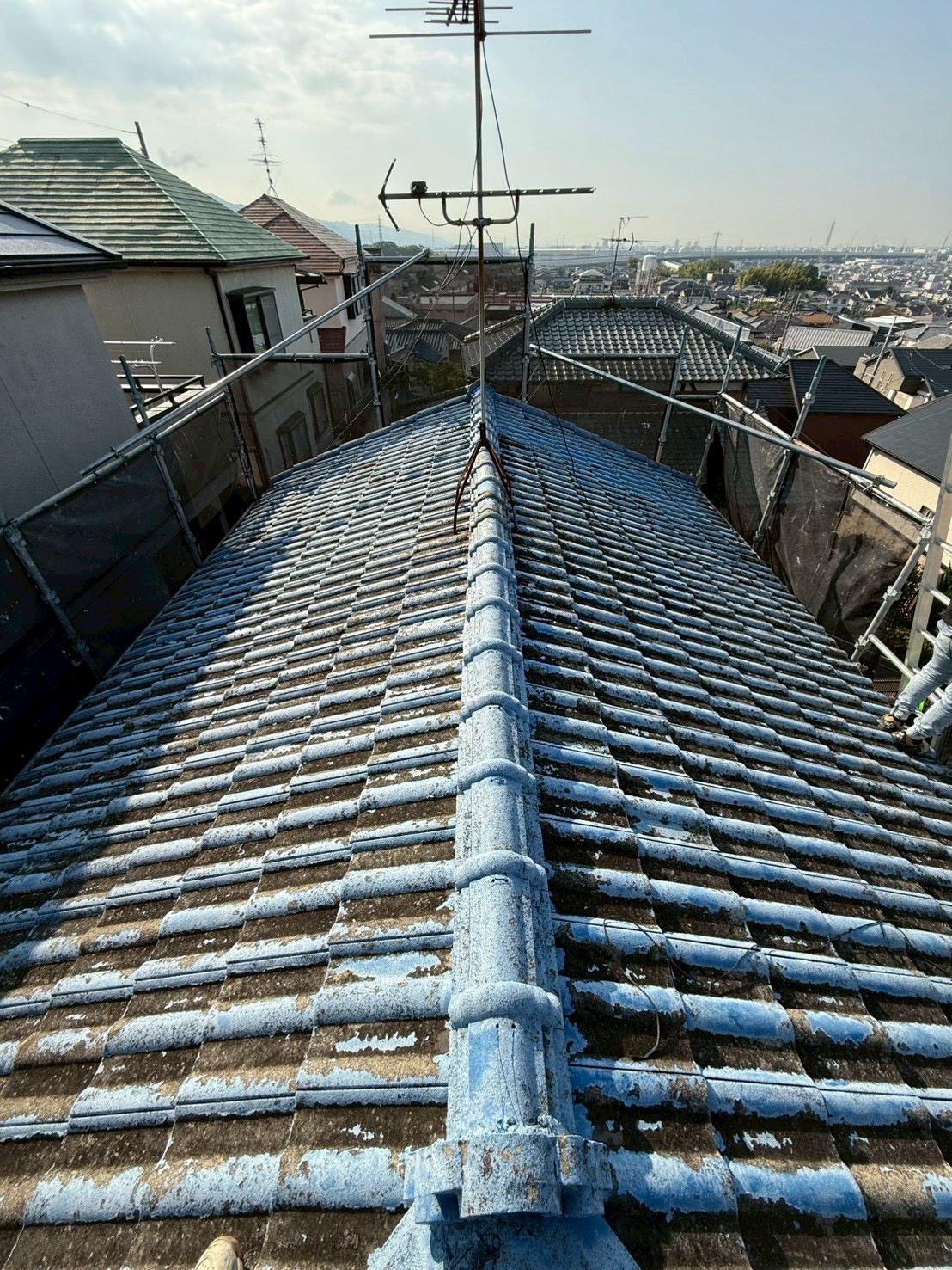 K様邸 オークリッジ葺き替え工事 施工前